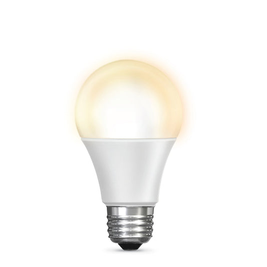 Feit Electric OM60/927CA/AG 9W (60W Replacement) Soft White (2700K) E26 Base A19 LED Alexa Google Smart Wi-Fi Bulb