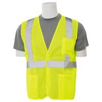Delta Plus WEL61640HOXL S362P CL 2 Safety Vest With Pockets, XL, Hi Viz Orange