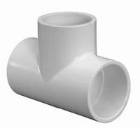 Jones Stephens 401015 1-1/2" Sch. 40 PVC Tee, S x S x S