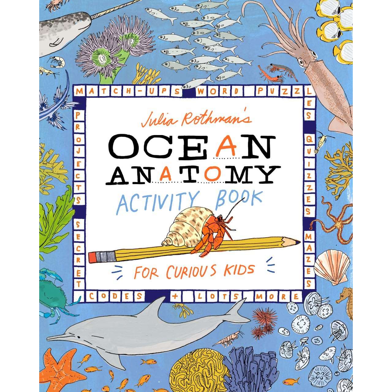 Paradise Clay HCT080 Julia Rothman's Ocean Anatomy - Activity Book