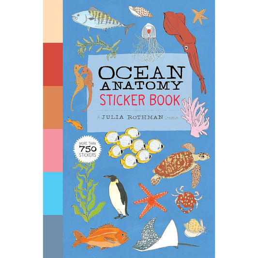 Paradise Clay HCT083 Ocean Anatomy Sticker Book - Book