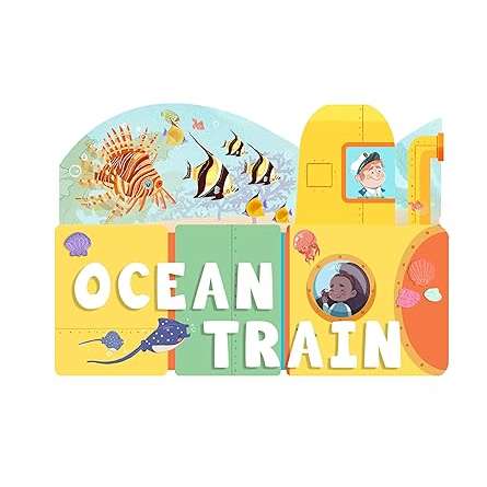 Paradise Clay HNA077 Ocean Train: An Activity Board Book - Book