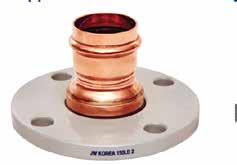 Everflow PABP0100 1 Copper Adapter Flange, 4 Bolt, P, 1''