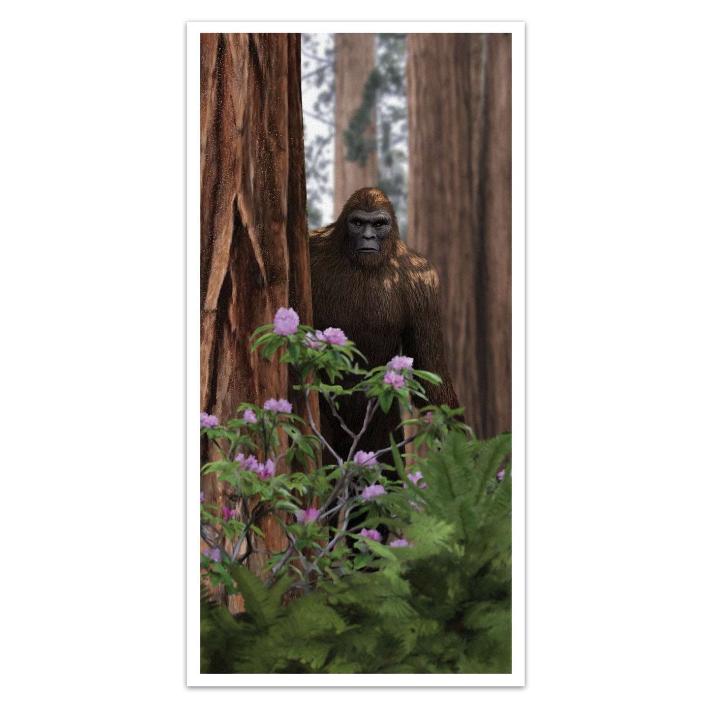 Paradise Clay PAR126 Sasquatch Poster 42" x 21"