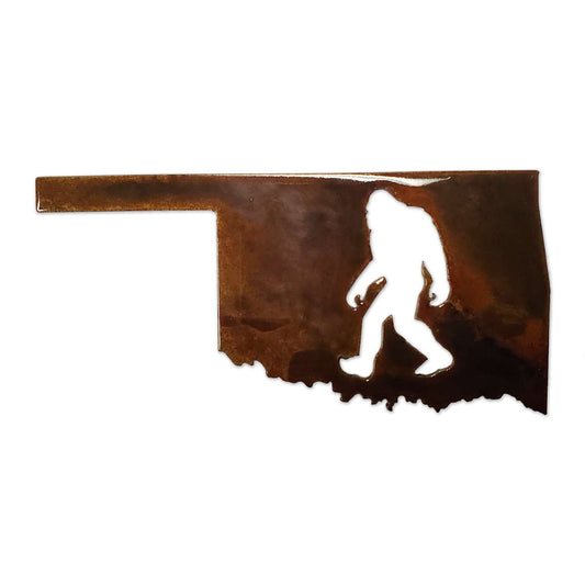 Paradise Clay PAR196 Oklahoma Bigfoot Magnet - Bigfoot Gift
