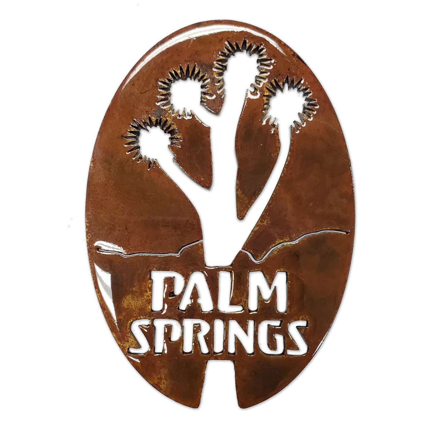 Paradise Clay PAR678 Palm Springs w/Joshua Tree Oval MAGNET