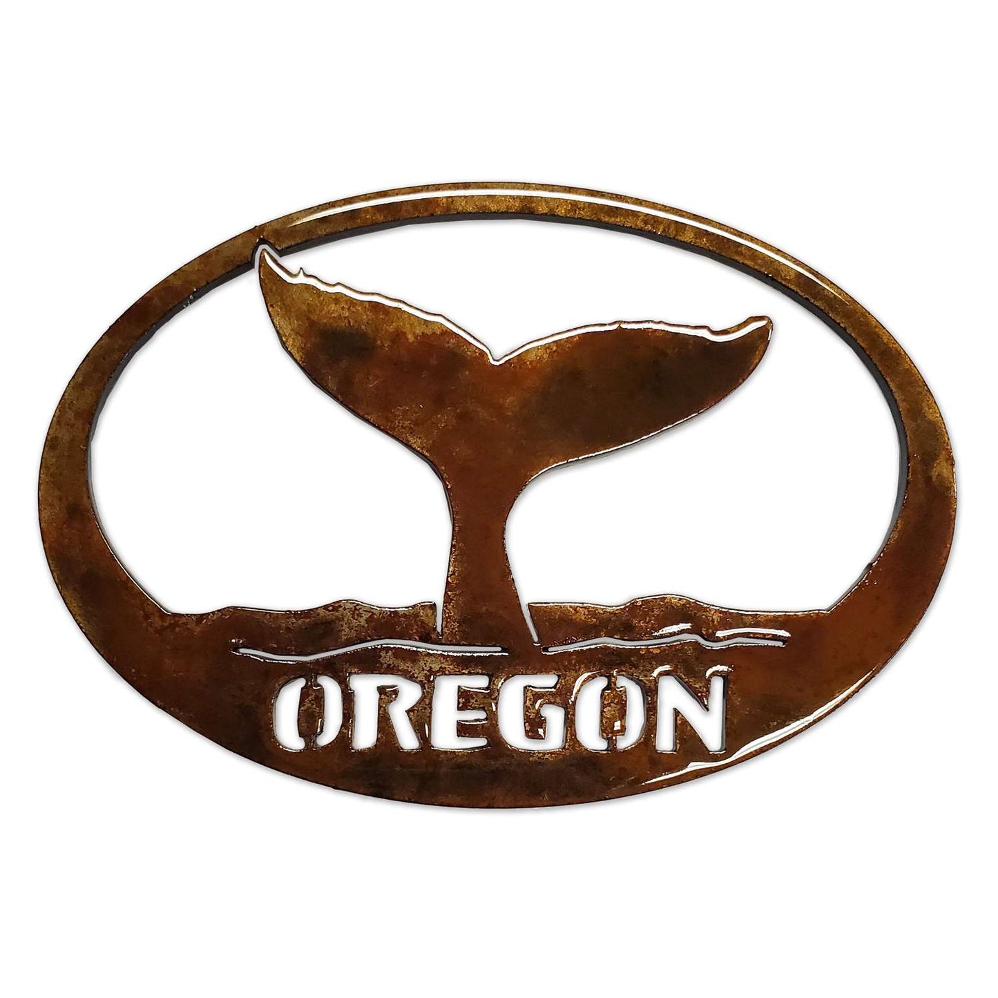 Paradise Clay PAR683 Whale Tail w/Oregon Oval MAGNET