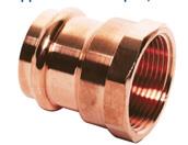 Everflow PCFA0012 1/2 Copper Female Adapter, P x FPT, 1/2'' x 1/2''