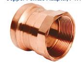 Everflow PCFA0250 2.5 Copper Female Adapter, P x FPT, 2-1/2'' x 2-1/2'