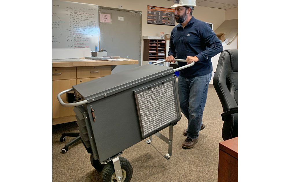 King Electric PCKW4825-3 Pckw Portable Wheeled Unit Heater 25Kw 480V 3-Ph