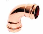 Everflow PCLN0012 1/2 Copper Elbow 90º, P x P, 1/2'' x 1/2''