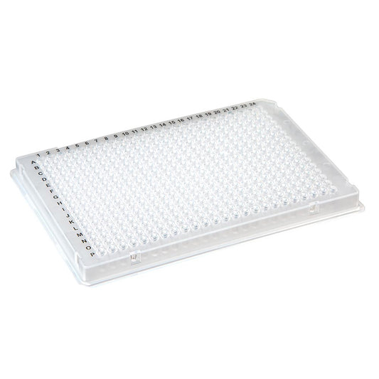 Globe Scientific PCR-384-ABIW 384-Well PCR Plate A24 Single Notch design (ABI-Style) White