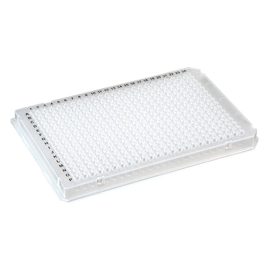 Globe Scientific PCR-384-ROC 384-Well PCR Plate A24/P24 Two Notch design (Roche-style) Clear