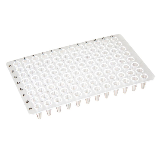 Globe Scientific PCR-NS-01 0.1mL 96-Well PCR Plate Low-Profile No Skirt Clear