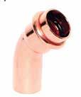 Everflow PCSF0034 3/4 Copper Elbow 45º, P x FTG, 3/4'' x 3/4''