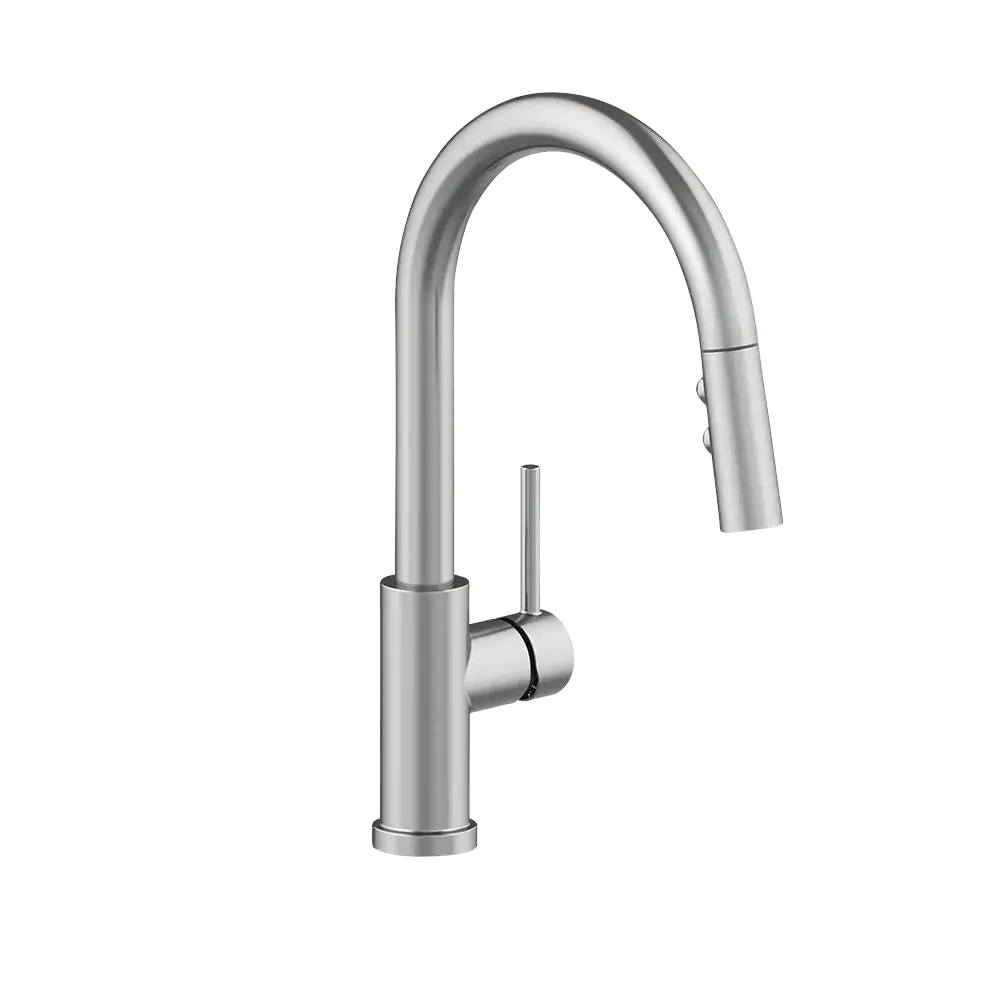 Matco-Norca PD-151SS Padova Single Handle Pulldown Kitchen Faucet, Stainless Steel