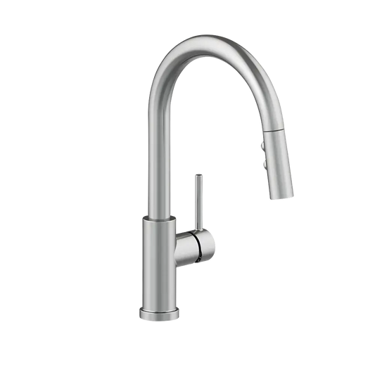 Matco-Norca PD-151SS Padova Single Handle Pulldown Kitchen Faucet, Stainless Steel