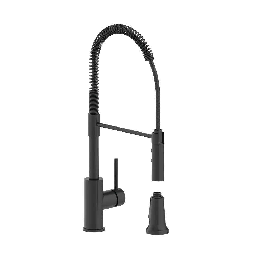 Matco-Norca PD-155MB Padova Single Handle Culinary Kitchen Faucet, Matte Black