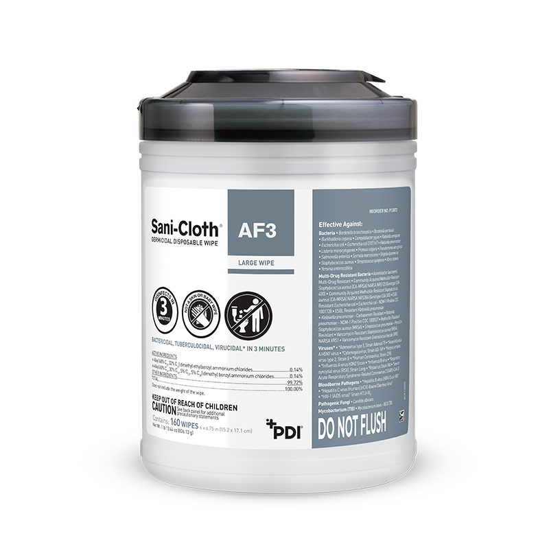 PDI PDIP13872CT Sani-Cloth AF3 Germicidal Wipes