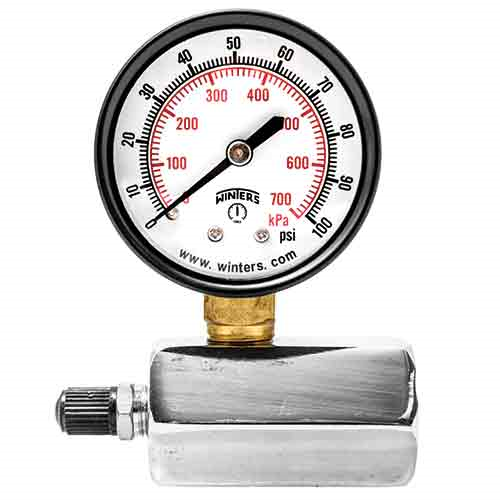Winters Instruments PETW217LF Pet Economy Test Gauge/ Pet-Lf Lead Free Economy Test Gauge
