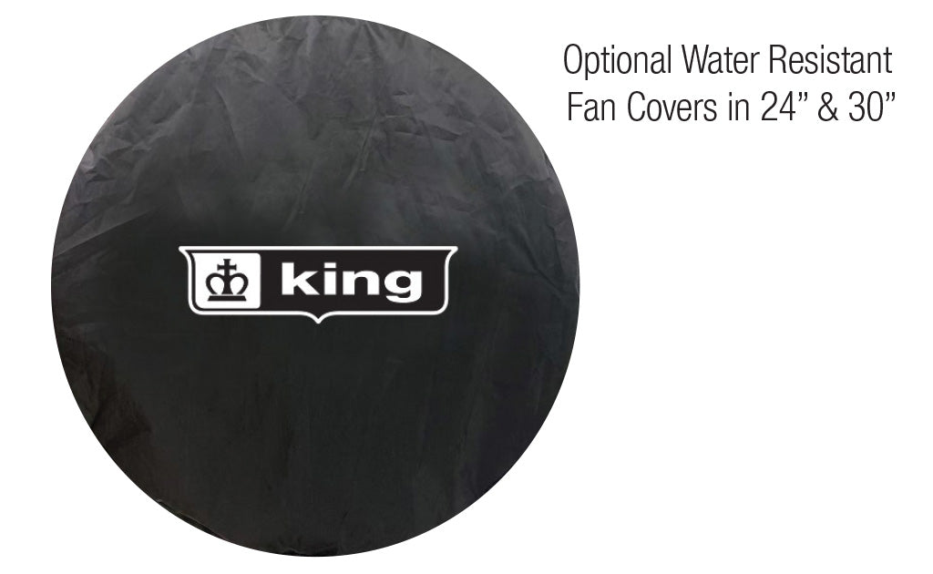 King Electric PFO-30 30" Outdoor Rated Oscillating Air Circulator With Pedistal Base