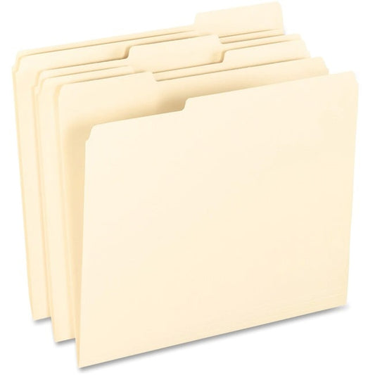 Pendaflex PFX62702 1/3 Tab Cut Letter Recycled Top Tab File Folder