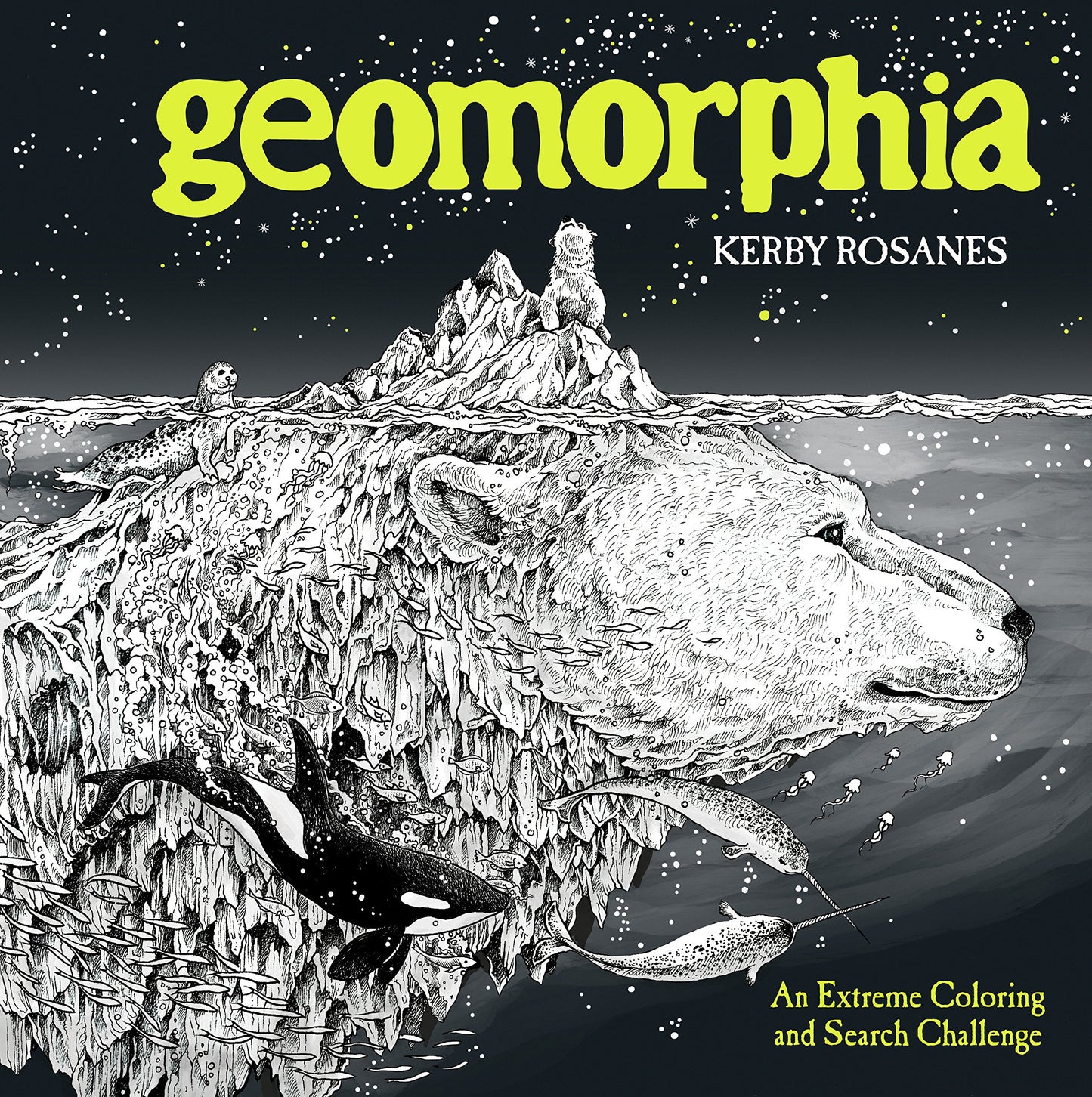 Paradise Clay PGN297 Geomorphia: An Extreme Coloring and Search Challenge - Book
