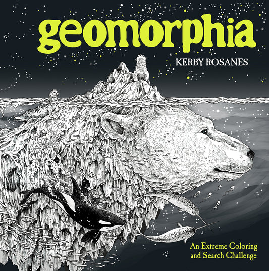 Paradise Clay PGN297 Geomorphia: An Extreme Coloring and Search Challenge - Book