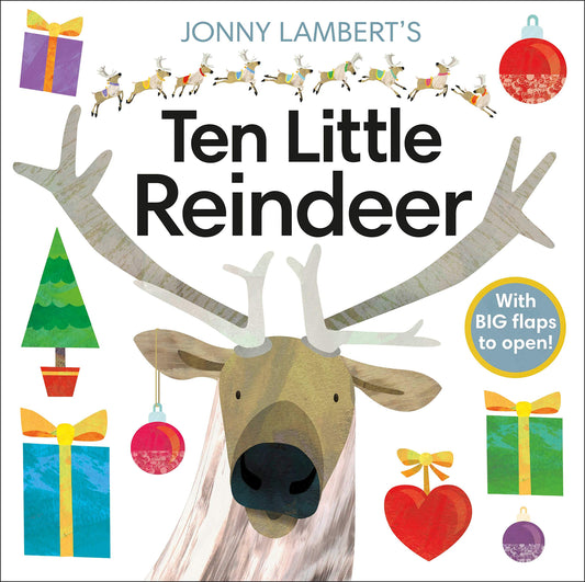 Paradise Clay PGN387 Jonny Lambert's Ten Little Reindeer - Book