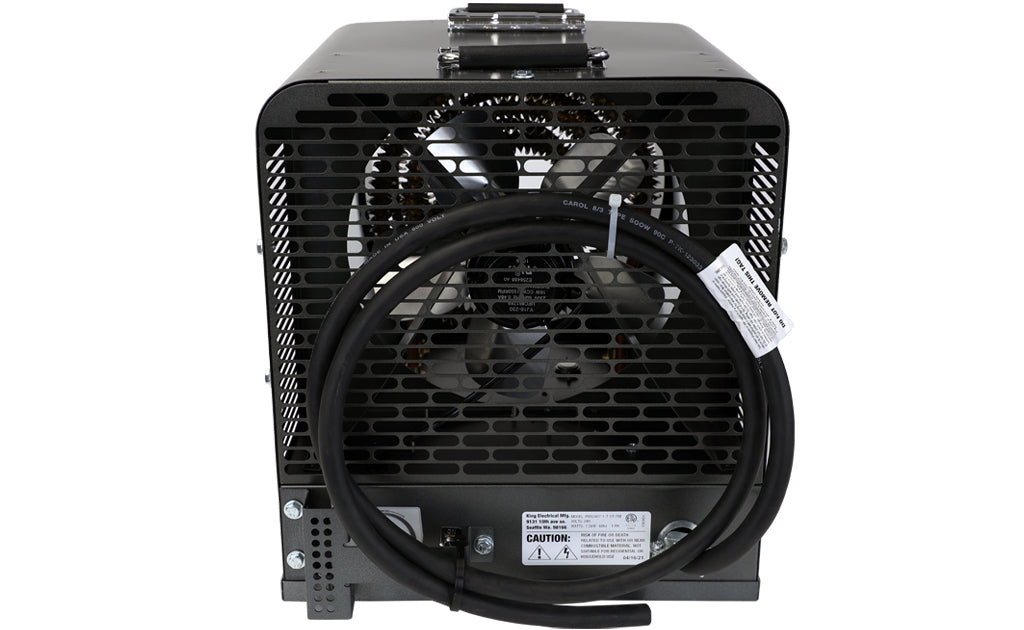 King Electric PKB2010-1-T-DT-FM Pkb-Dt Ductable Portable Unit 208V 10Kw 1-Ph