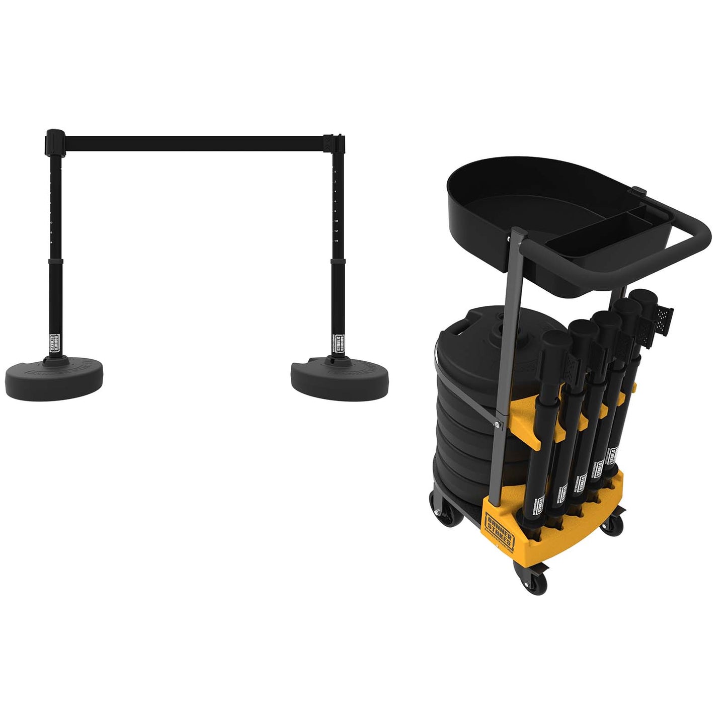 Banner Stakes PL4000 Re-placement PLUS Cart with no components