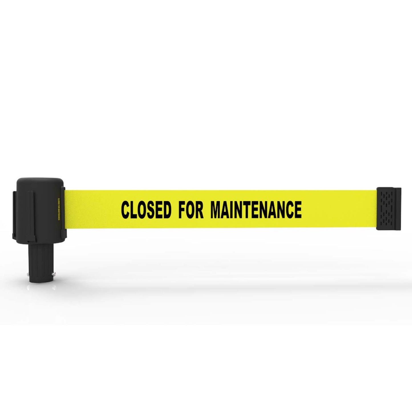 Banner Stakes PL4038 PLUS Yellow "Closed for Maintenance" Banner