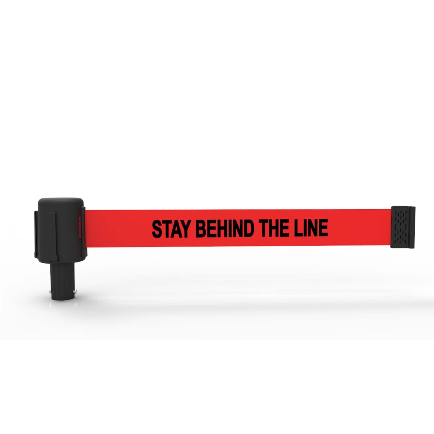 Banner Stakes PL4050 PLUS Red "Stay Behind The Line" Banner