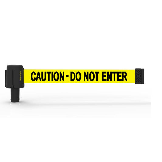 Banner Stakes PL4074 PLUS Yellow "Caution-Do Not Enter" Banner