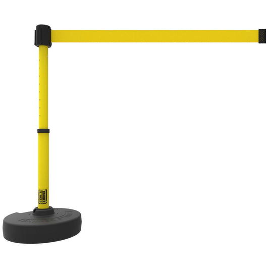 Banner Stakes PL4092 PLUS Barrier Set, Blank Yellow Banner