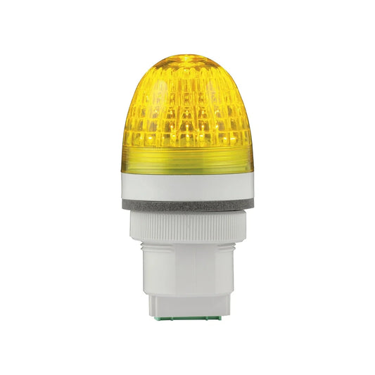 Federal Signal PMLMP-048-240Y And PMLST Panel Mount Multifunctional LED Beacons, Yellow