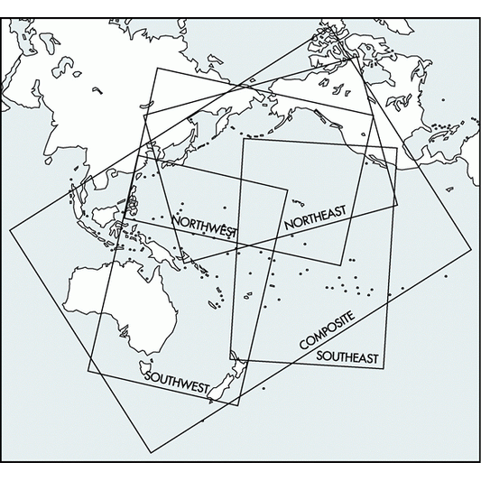 Paradise Clay FAAPORCSZ FAA Chart: North Pacific Route Chart Set FLAT