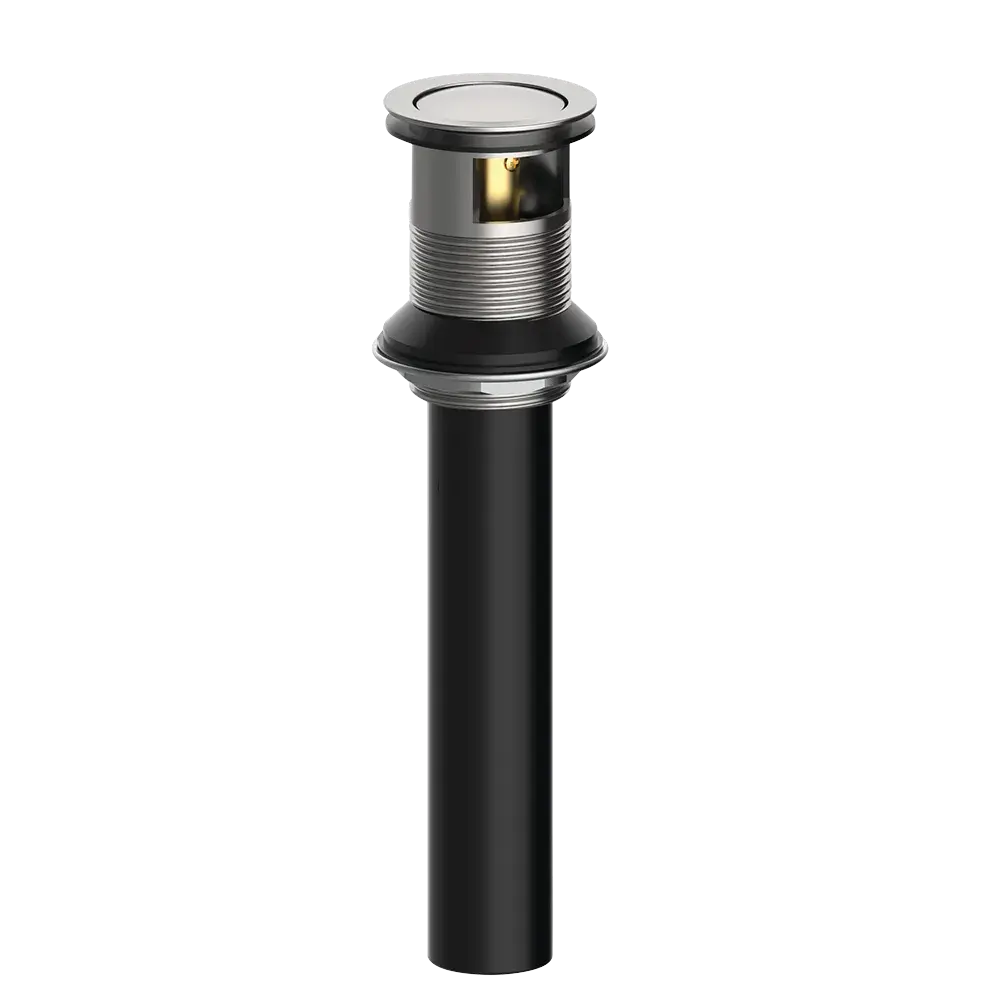 Matco-Norca PP-010BNF 50/50 Push Pop-Up, With Overflow, Brushed Nickel