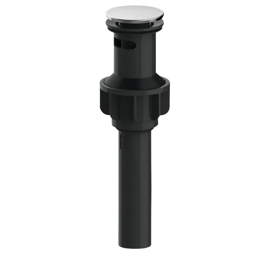 Matco-Norca PP-010BNP Plastic Push Pop-Up, With Overflow, Brushed Nickel