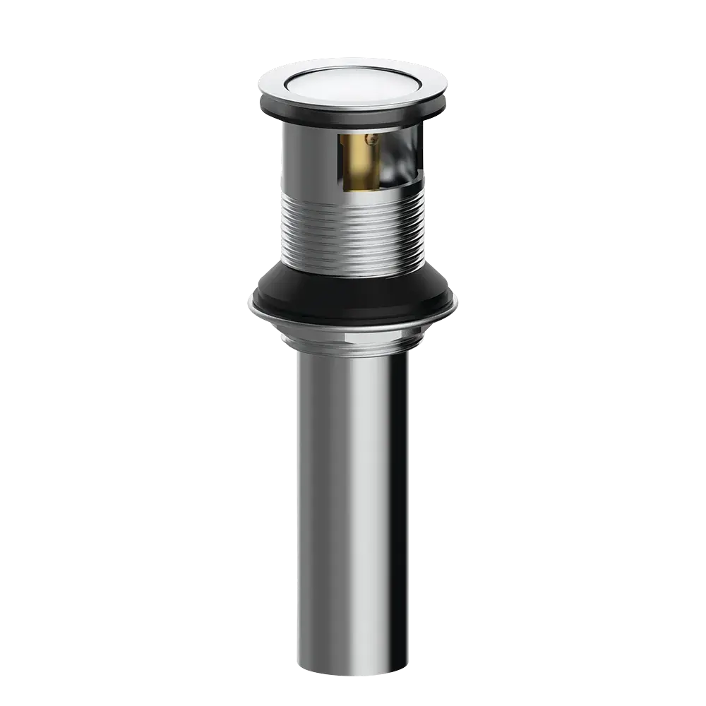 Matco-Norca PP-010C Metal Push Pop-Up, With Overflow, Chrome