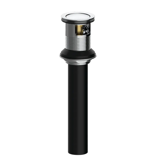 Matco-Norca PP-010CF 50/50 Push Pop-Up, With Overflow, Chrome