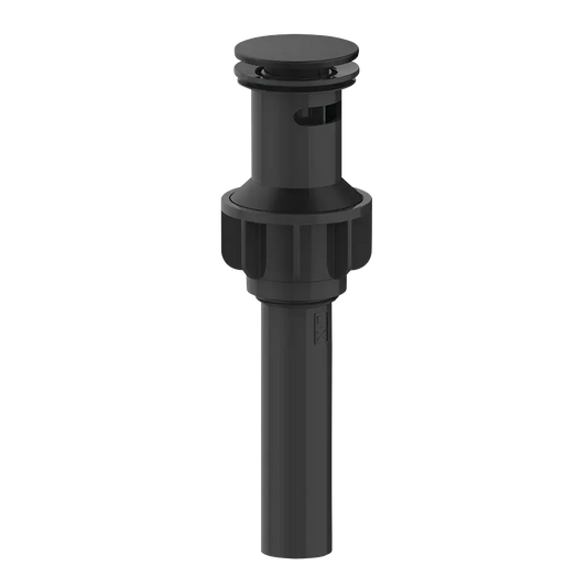 Matco-Norca PP-010MBP Plastic Push Pop-Up, With Overflow, Matte Black