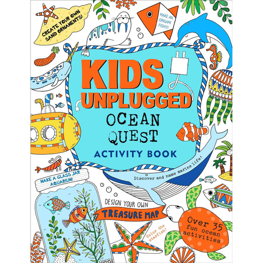 Paradise Clay PPP024 Kids Unplugged: Ocean Quest - Activity Book