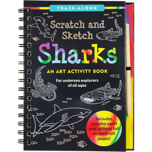 Paradise Clay PPP046 Scratch & Sketch Sharks - Book