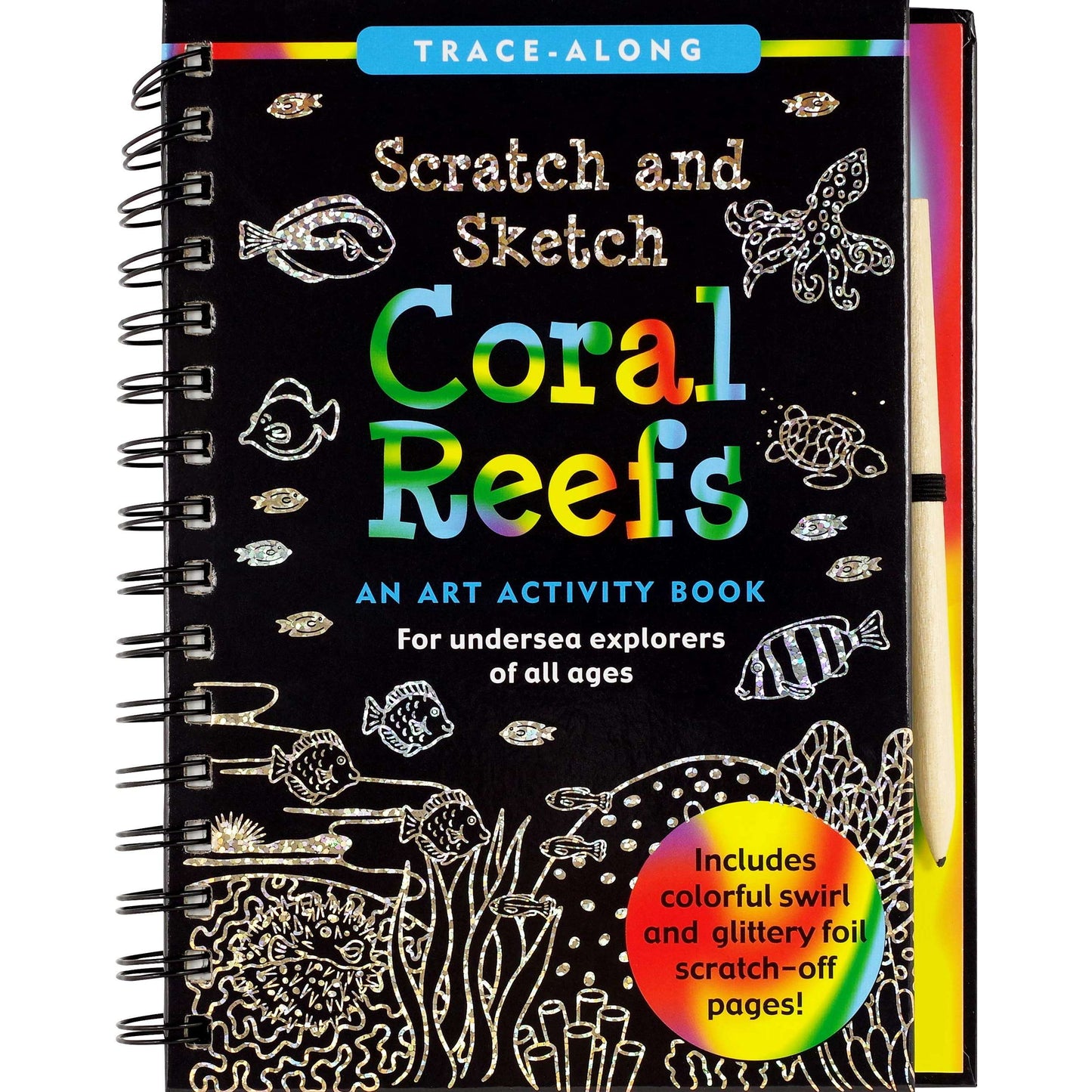 Paradise Clay PPP054 Scratch & Sketch Coral Reefs - Book
