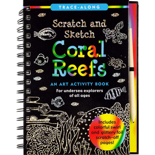 Paradise Clay PPP054 Scratch & Sketch Coral Reefs - Book