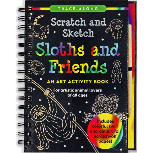 Paradise Clay PPP055 Scratch & Sketch Sloths & Friends - Book