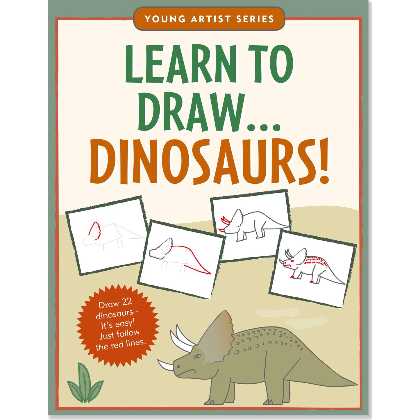 Paradise Clay PPP067 Learn To Draw Dinosaurs! - Book