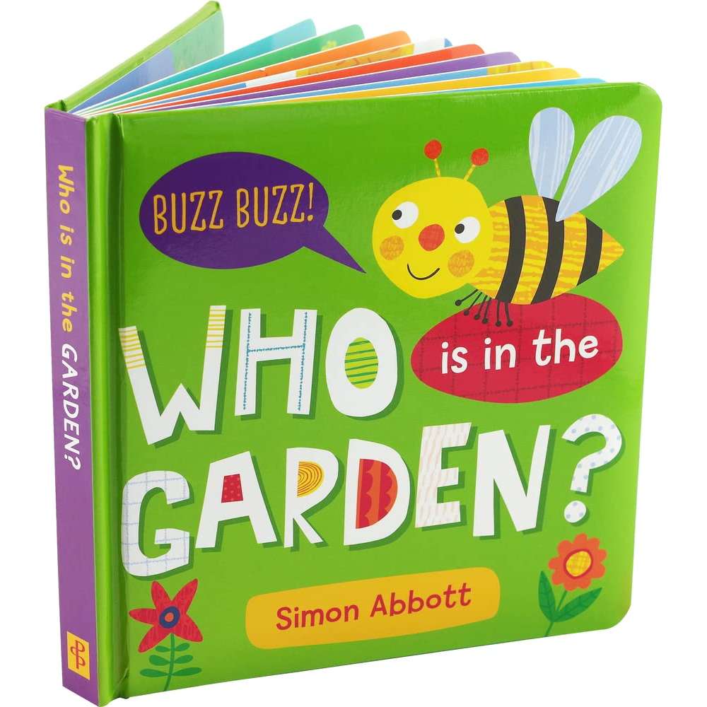 Paradise Clay PPP082 Who Is in the Garden? - Padded Board Book