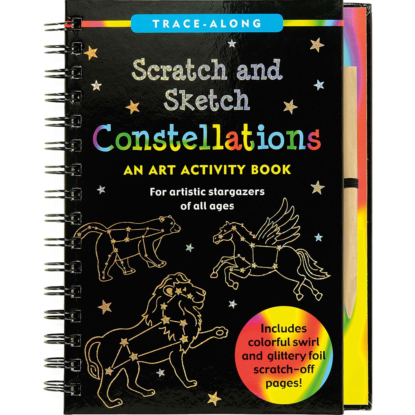 Paradise Clay PPP089 Scratch & Sketch: Constellations - Book